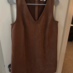 LOFT Chocolate Brown Sleeveless Dress